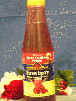 West Indian Pride 26 oz. Kola Strawberry Syrup